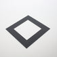 Packs of Square Mounts - Black -  Pack of 5/10/20 - PhotoFramesandMore - Wooden Picture Frames
