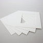 Packs of Square Mounts - Soft White -  Pack of 5/10/20 - PhotoFramesandMore - Wooden Picture Frames