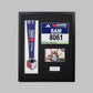 Personalised Medal display Frame with Apertures for Medal, Race Bib (21x16cm), 6x4" Landscape Photo and Text. Manchester Marathon