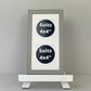 Suits Two 4x4" photos. 15x30cm. Wooden Multi Aperture Frame - PhotoFramesandMore