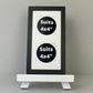 Suits Two 4x4" photos. 15x30cm. Wooden Multi Aperture Frame - PhotoFramesandMore
