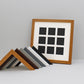Instax Square Multi Aperture Wooden Photo Frame. Holds Nine 62mmx62mm sized Photos. 30x30cm. - PhotoFramesandMore - Wooden Picture Frames