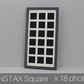 Instax Square Photo Frame. Holds Eighteen 62mmx62mm sized Photos. 25x50cm. - PhotoFramesandMore - Wooden Picture Frames