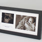Landscape Baby Scan Frame for 6x4" Photo, Sonogram and text. Optional personalisation. - PhotoFramesandMore - Wooden Picture Frames