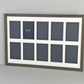 Suits 10 6x4" Inch Images. Naturals Range.40x60cm. Wooden Multi Aperture Photo Frame.