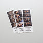 Photo Booth Strip Floating Frame - 2 Photo Booth Strips - Floating Photo Frame showing the entire Photo strip, including border. - PhotoFramesandMore - Wooden Picture Frames