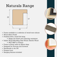 Suits 10 6x4" Inch Images. Naturals Range.40x60cm. Wooden Multi Aperture Photo Frame.