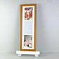 Personalised Mothers day Multi Aperture Photo Frame. Portrait. Holds Three 6x4" Photos, 15x50cm. - PhotoFramesandMore - Wooden Picture Frames