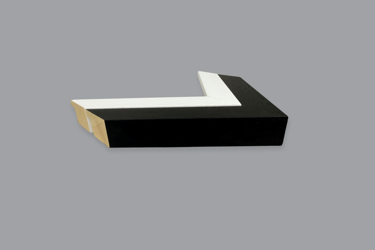 Made To Measure - Bloc Frames - Black or White - Wooden Picture Frames