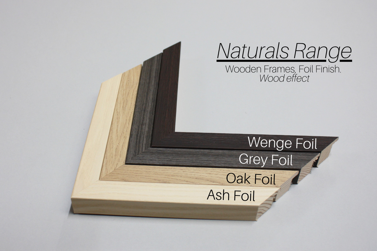 Suits Eight 6x4" Photos. 30x60cm. Wooden Multi Aperture Photo Frame.
