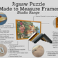Jigsaw Puzzle Frames - Made To Measure Wooden Frames - Studio Range - PhotoFramesandMore - Wooden Picture Frames