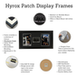 Hyrox Patch & Photo Display Frame | 20x40cm Frame | Wooden Frame |