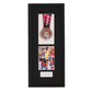 Personalised Medal Frame with Apertures for Medal, 6x4" Portrait Photo and Text.