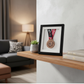 Marathon Medal Frame | Stand or Hang | Black or Oak | Wooden | Made in UK
