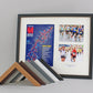 Personalised Certificate Frame with two 5x7"  Photographs. 40x50cm. Perfect for sporting achievements such as Rugby, ballet, fun runs & More - PhotoFramesandMore - Wooden Picture Frames