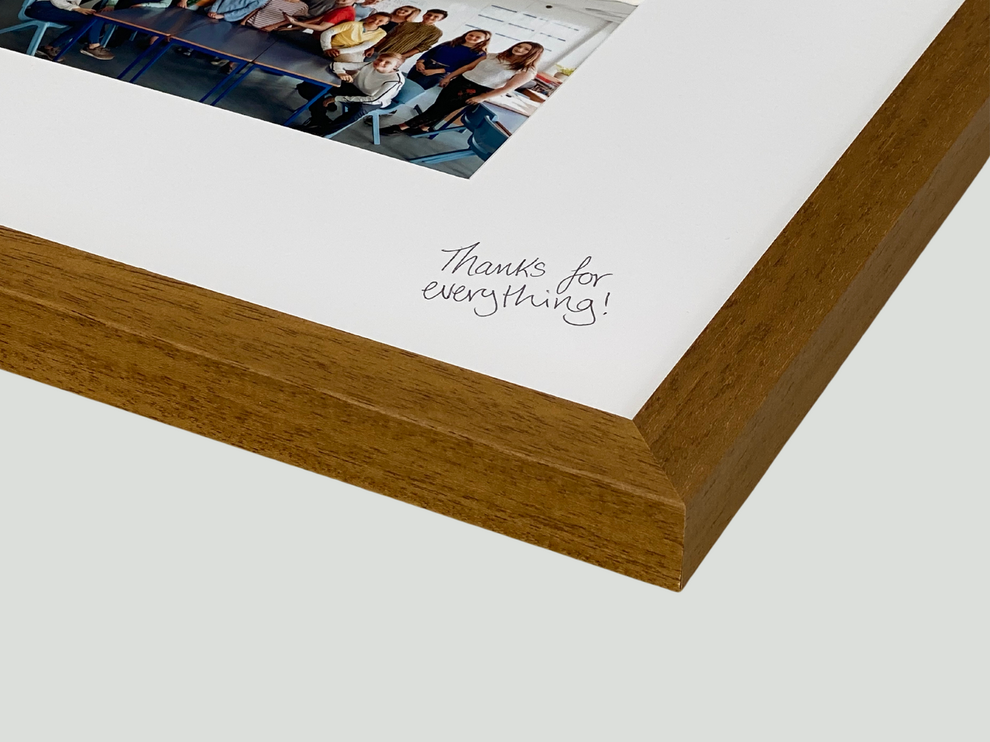 Signing Frames. Your photo with plenty of space for signatures. The perfect leaving gift, thank you gift, teacher gift. - PhotoFramesandMore - Wooden Picture Frames
