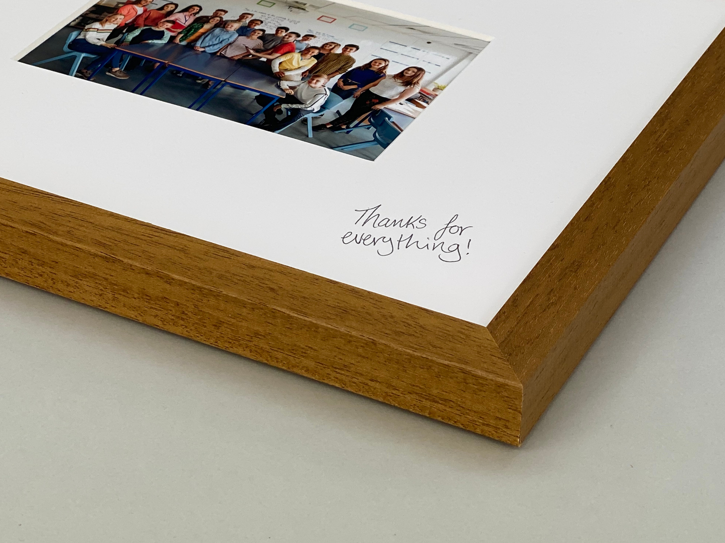 Signing Frames. Your photo with plenty of space for signatures. The perfect leaving gift, thank you gift, teacher gift. - PhotoFramesandMore - Wooden Picture Frames