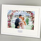 Personalised Wedding Caption Frames. 30x40cm Frame with 12x8" Photo. Your Text and Photo to treasure a special Anniversary. A Perfect Gift. - PhotoFramesandMore - Wooden Picture Frames