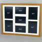 Suits Three 6x4" photos and Four 5x7" Photos.40x50cm. Wooden Multi Aperture Photo Frame. - PhotoFramesandMore - Wooden Picture Frames